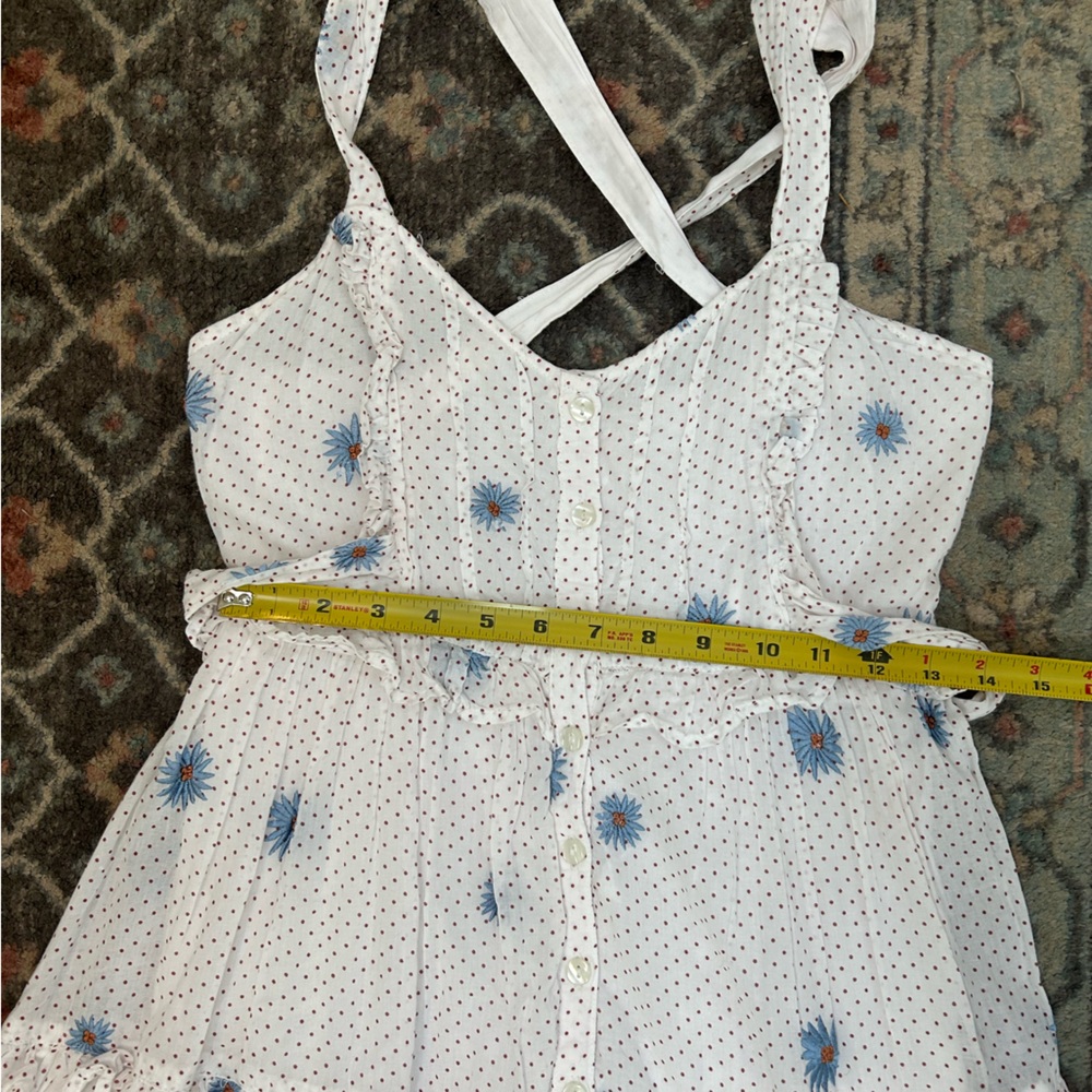 Free People Daisy Chain Cotton Midi Dress - Picture 9 of 10
